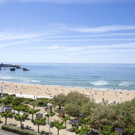 Superbe Studio Face A La Mer Acces Direct Plage Biarritz Exteriör bild