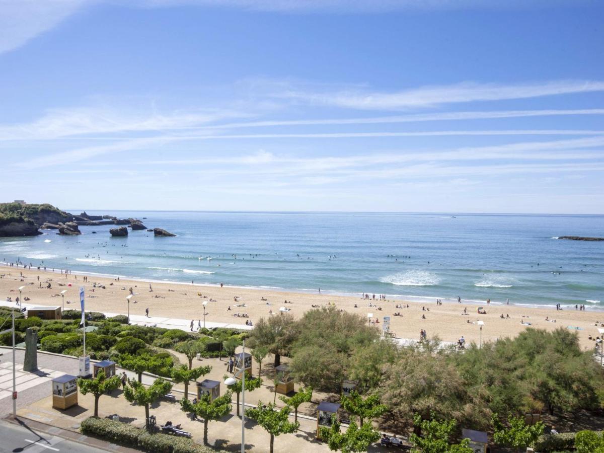 Superbe Studio Face A La Mer Acces Direct Plage Biarritz Exteriör bild