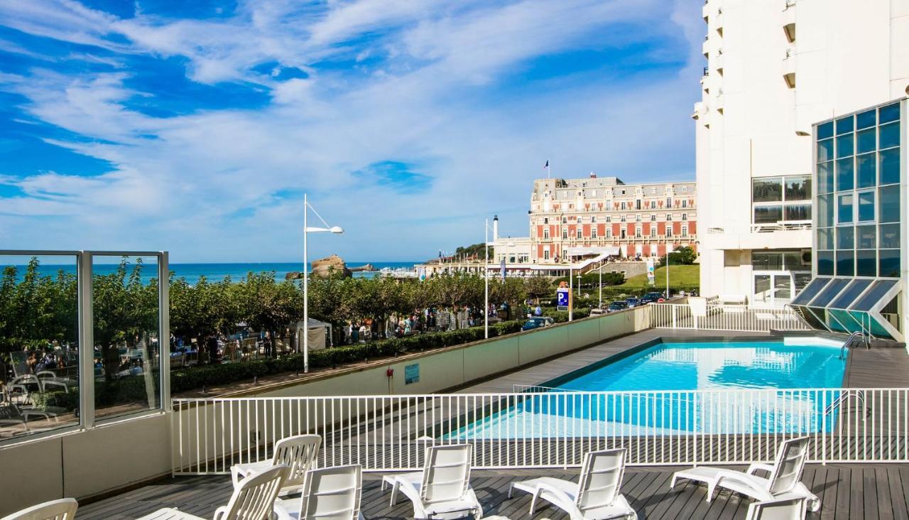 Superbe Studio Face A La Mer Acces Direct Plage Biarritz Exteriör bild